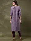 Bs 126 Viscose Rayon With Embroidery Work Kurti Online Wholesale